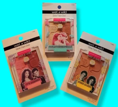 WET N WILD Saved By the Bell Glow Face ALL THREE  Blush Duos SEALED - Image 1 of 4