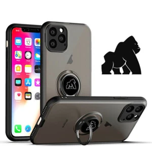 Gorilla Case with Ring Stand For iPhone 16, 15 Pro Max, 15, 14 Pro Max 13 12 11 - Picture 1 of 47