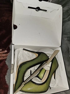 Aldo Women's Shoes HORELIA WICKED WITCH GREEN 4" STILLETO HEELS US 8 - Picture 1 of 5