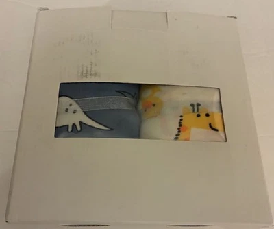 Pack n Play Juego de 2 Sábanas Ajustables Estampado de Dinosaurios y Animales Mini Sábanas para Cuna Foto 1 de 4