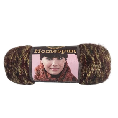 Lion Brand Homespun Bulky Yarn In BARKS #603 6oz/185 yards One Skein - Image 1 of 4