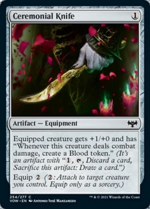 Ceremonial Knife -Foil Near Mint MTG Innistrad: Crimson Vow - Image 1 of 1