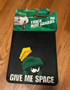 Vintage PlastiColor Marvin the Martian Splash Guards Mud Flaps 1995 Set Of 2 - Picture 1 of 3
