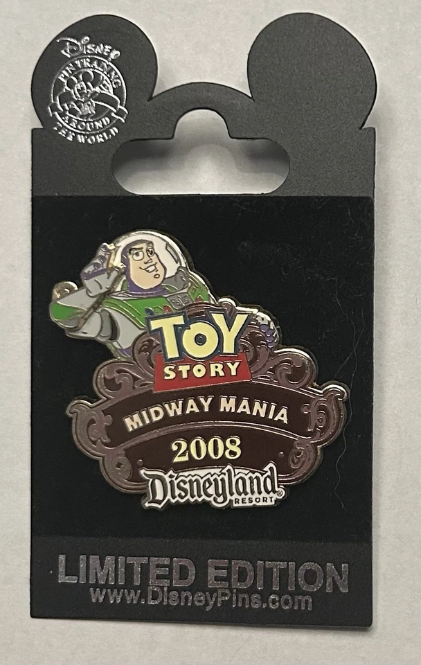 Disneyland - Toy Story Midway Mania - Buzz Lightyear - 2008 Passholder LE Pin - Image 1 of 1