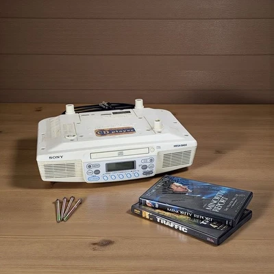 Sony ICF-CD533 Radio AM FM CD Player Mega Bass Under Kitchen Cabinet WORKS +Gift - Image 1 of 4