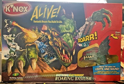 Vintage 2004 K'Nex Alive! Electronic Roaring Basilisk MISB NEW - Image 1 of 4
