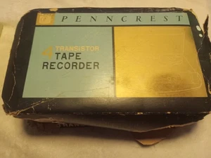 Vintage Penncrest 4 Transistor Reel to Reel Tonbandgerät ungetestet - Bild 1 von 6