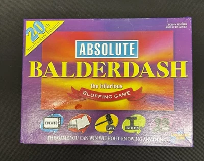 Absolute Balderdash 20th Anniversary Edition Board Game.Good Condition. Complete - Image 1 of 4