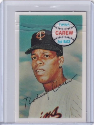 1970 Kellogg's 3-D Super Stars #47 Rod Carew Minnesota Twins HOF - Imagem 1 de 2