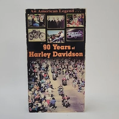 Harley Davidson 90 Years Of An American Legend VHS Video Tape - Image 1 of 4