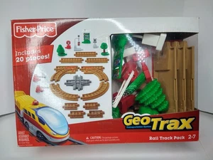 Fisher Price Geotrax RAIL Track Pack 20 Pc New L9183 Curve Straight Accessories - Picture 1 of 9