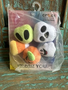 Crocs Jibbitz Charms Halloween Plush Ghost Alien Candy Corn Skull Jack-O-Lantern - Picture 1 of 4