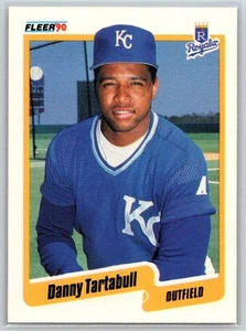 1990 Fleer #120b Danny Tartabull Kansas City Royals - Picture 1 of 2