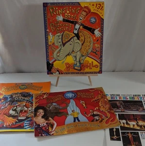 4X Ringling Bros & Barnum And Bailey Programs W/Autographs & Poster Ephemera - Picture 1 of 20
