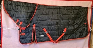 Gallop 250g Stable Combo Rug .6'6”.Black/Red. (Ref:208G) - Picture 1 of 10