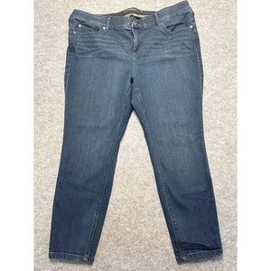 Jeans skinny Torrid Premium Bombshell lavaggio scuro donna 20XS pantaloni denim elasticizzati - Foto 1 di 5