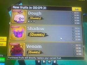 Permanent fruits in bloxfruits, LF offers