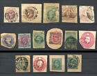 Great Britain Empire XIX • Victoria Edward • 15 very old cuts • Used/Mint (S-88)