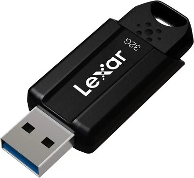 Clé USB 3.1 Lexar JumpDrive S80 32 Go Noir Jusqu'à 130 Mo/s en Lecture (3) - Photo 1/4
