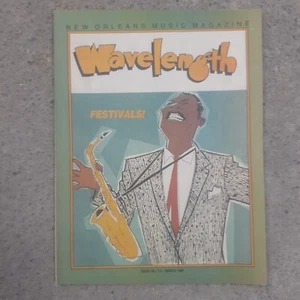 Wavelength Magazine Festivals New Orleans Louisiana Jazz R&B Cajun Music 1990 - Picture 1 of 4