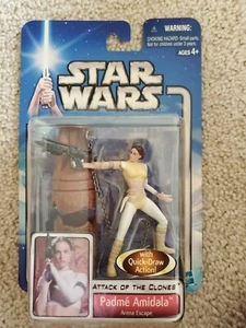 Star Wars Attach of the Clones Action Figure Padme Amidala Arena Escape - Picture 1 of 2