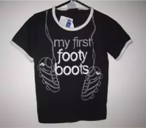 Carlton Blues Official AFL My First Footy Toddler T-Shirt Tee Size 6 CLEARANCE - Picture 1 of 2