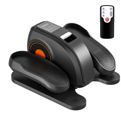 OLIXIS Elliptical Machine Adjustable Speed Under-Desk Portable Mini Pedal Exerciser