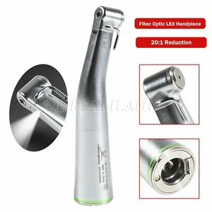 Dental 20:1 push button head Fiber Optic Contra Angle LED Light Handpiece YB - Bild 1 von 10