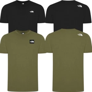 The North Face Mens Patch Logo Casual T Shirts TNF Short Sleeve Summer Tee - Picture 1 of 13