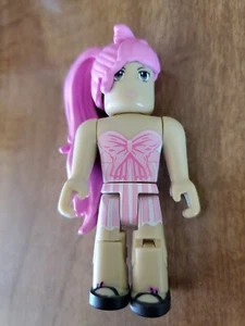 Roblox Mystery Figure Girl Pink Ponytail Hair Tank Shorts FREE Shipping - Picture 1 of 5