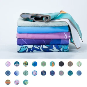 Yoga Mat Print Qucik Dry rutschfeste faltbare Yoga Handtuch Fitness Decke N4K9 - Bild 1 von 5