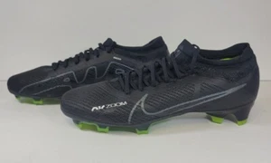 Nike Mercurial Vapor 15 Pro FG Black Soccer Cleats Men's Sz 11 DJ5603-001 Black - Picture 1 of 12