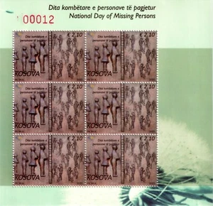 Kosovo Stamps 2025. National Day of Missing persons. Mini Sheet MNH - Picture 1 of 1