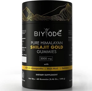 Shilajit Tribulus Terrestris Panax Ginseng Ashwaghanda Gummis 60 pro Packung - Bild 1 von 6