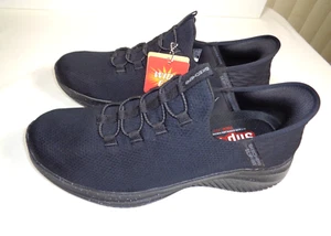 Skechers Slip-ins Ultra Flex Extra Wide Black Men's Size 11W ~ NEW -w- tags - Picture 1 of 20