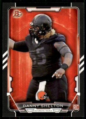 2015 Bowman Black Danny Shelton Rookie Cleveland Browns #12 - Image 1 of 2