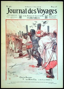 Journal Las Viajes, Año 1906- N º 487 ( De Las Salvajes Las Montes Chin ) - Imagen 1 de 1