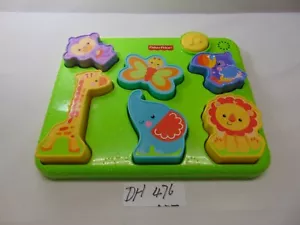 Fisher Price Kinder Formsortierer klobige Tiere Zoo 2013 Puzzle Klänge Löwe Affe - Bild 1 von 11