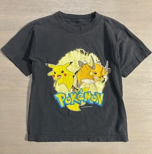 Vintage 1999 Pokémon Pikachu x Raichu VTG size youth 8 - 10 Nintendo - Picture 1 of 7