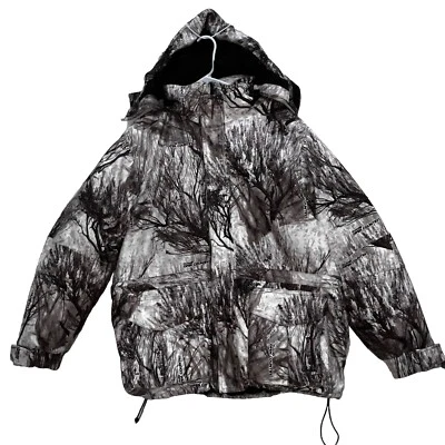 Cabelas Dry Plus Hunting Hooded Jacket Sz L Thinsulate Seclusion 3D Open Country - Image 1 of 4