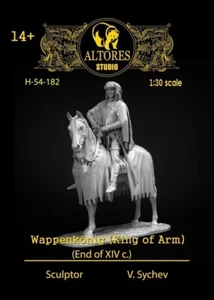 ALTORES STUDIO KING OF ARM scale 60 mm Resin - Picture 1 of 1
