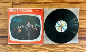 Jimmie Rodgers TV Favorites Vol 1 LP Vinyl US Mono White Label Roulette NM/NM - Imagen 1 de 2