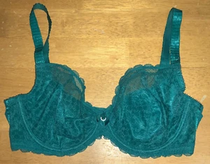 New CHANTELLE 3641 C-Chic Sexy Plunge Three Part Cup Underwire Bra 38D Teal - Imagen 1 de 5