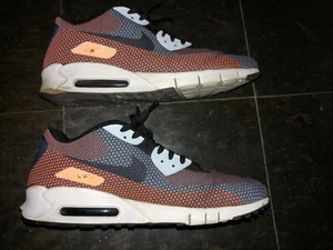 Entrenadores Nike Air Max 90 Jacquard Flyknit 631750-408 azul naranja 12 EE. UU. UK11 EU46 - Imagen 1 de 6