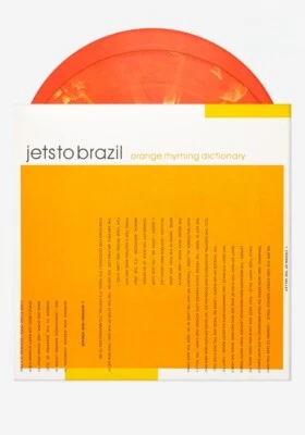 JETS TO BRAZIL Orange Rhyming Dictionary 2LP Ltd Tangerine Dream Vinyl New  - Image 1 of 2