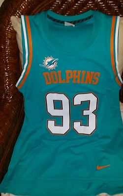 Футболка Miami Dolphins Ndamukong Suh No93 Nike командная одежда NFL без рукавов размер XL мужская - Изображение 1 из 4