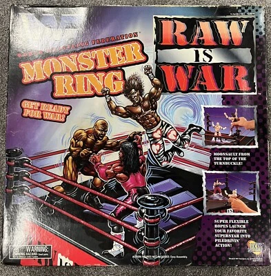 WWF WWE Wrestling Raw is War Monster 19" inch Ring 1996 Jakks Pacific SEALED  - Image 1 of 3