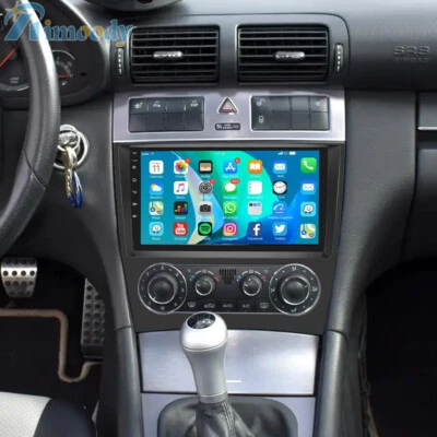 9" Autoradio GPS Navi WIFI BU FM RDS für Mercedes Benz C/CLC/CLK W203 CL203 C209 - Bild 1 von 4