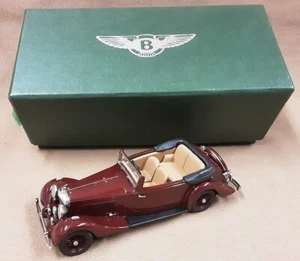 Lansdown Diecast 1936 Bentley 4 1/4 litros DHC granate 1/43 # LDM-108 - Imagen 1 de 5