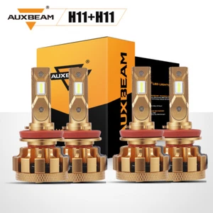 AUXBEAM Canbus LED Headlight Conversion Bulbs for Nissan Rogue 2014-2020 White - Foto 1 di 12